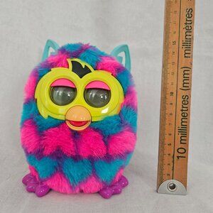 Hasbro Furby Boom Pink & Blue Hearts – Interactive Electronic Toy – 6”